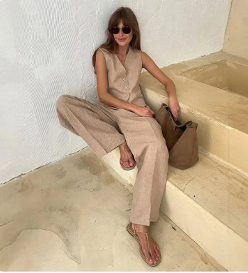 How to wear linen pants for vacation