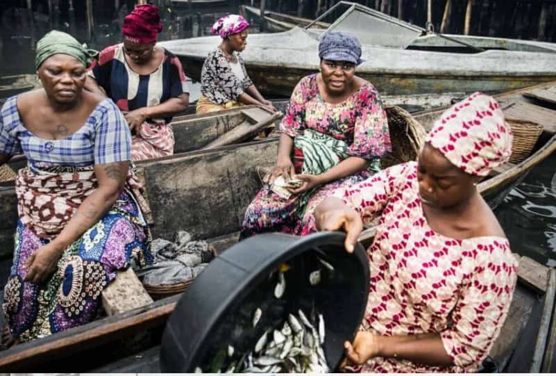 Makoko community Lagos Fish Market