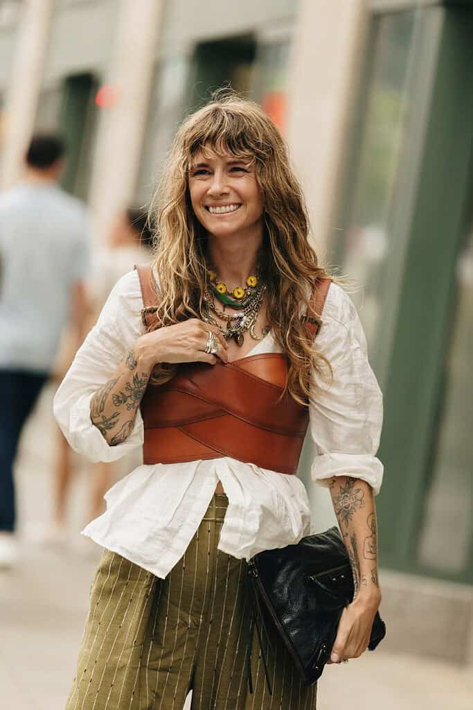 Street style looks from New york fashion week 