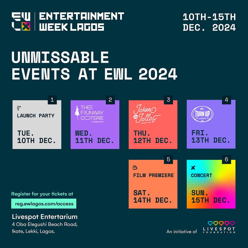 entertainment week Lagos 2024